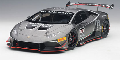 1/18 AUTOart 2015 Lamborghini Huracan Super Trofeo #63 (Dark Grey