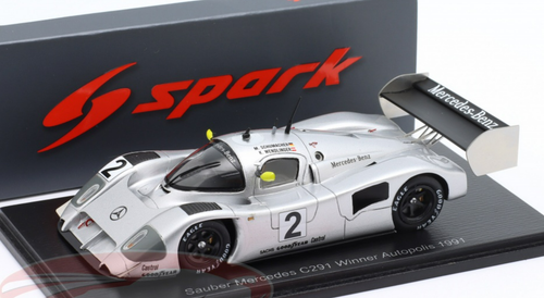 1/43 Spark 1991 Mercedes-Benz C291 #2 Winner Autopolis Sauber