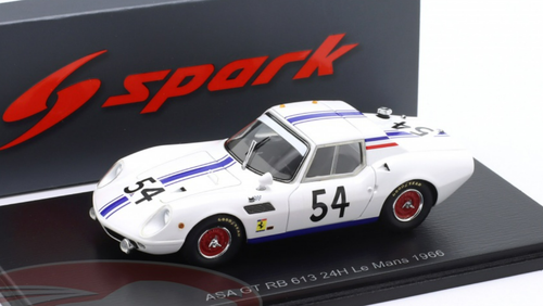 ☆絶版*世界100台*MR*1/43*ASA Ferrarina Roll-Bar 613 #54 NART 1966 