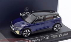 1/43 Norev 2022 Renault Megane E-Tech (Dark Blue) Car Model