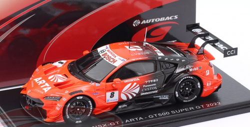1/43 Spark 2022 Acura ARTA NSX-GT No.8 ARTA GT500 SUPER GT Tomoki