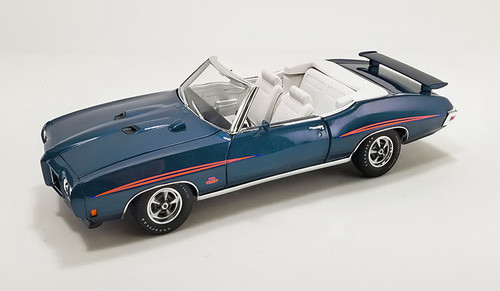 ACME ダイキャスト 1:18 スケール GTo ジャッジ 1971 モデル 1/18 ACME 1971 Pontiac GTO Judge Convertible (Atoll Blue) Diecast
