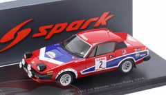 1/43 Spark 1978 Triumph TR7 V8 #2 winner Rallye Ypres British Leyland Cars Tony Pond, Fred Gallagher Car Model