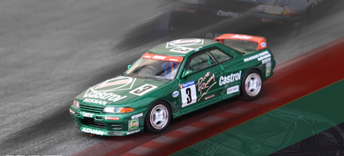1/64 INNO MODEL NISSAN SKYLINE GT-R (R32) #3 CASTROL