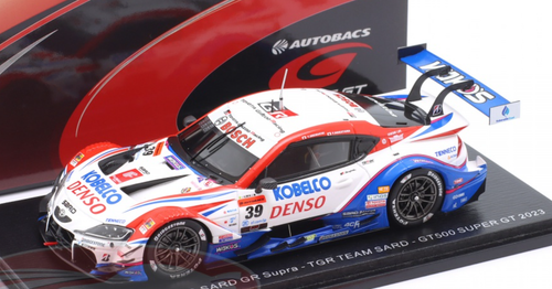 1/43 Spark 2023 DENSO KOBELCO SARD GR Supra No.39 TGR TEAM SARD GT500 SUPER  GT Yuhi Sekiguchi - Yuichi Nakayama Resin Car Model