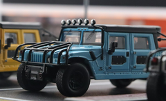 1/64 Master Hummer H1 (Navy Blue) Car Model