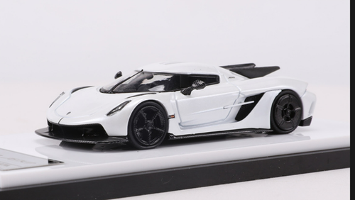 は 1/64 HKM Koenigsegg Jesko Absolut (White) Car Model - LIVECARMODEL.com