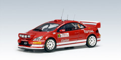 1/43 AUTOart PEUGEOT 307 WRC 2005 M.MARTIN/M.PARK #8 (RALLY OF MONTE CARLO)" NIGHT RACE VERSION" Diecast Car Model 60555