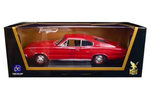 1/18 Road Signature 1966 Dodge Charger (Red) Diecast Car