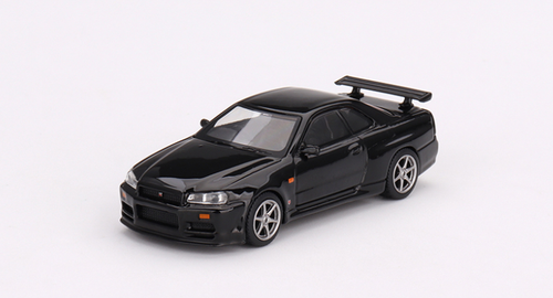 1/64 Mini GT Nissan Skyline GT-R (R34) V-Spec (Black Pearl