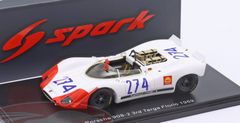 1/43 Spark 1969 Porsche 908/2 #274 3rd Targa Florio Porsche AG Rolf Stommelen, Hans Herrmann Car Model