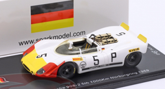 1/43 Spark 1969 Porsche 908/02 #5 1000km Nürburgring Porsche System Engineering Willi Kauhsen, Karl von Wendt Car Model