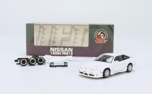 1/64 BM Creations Nissan Silvia 180SX - White - LIVECARMODEL.com