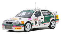 1/18 OTTO 2003 Skoda Octavia WRC #14 Resin Car Model