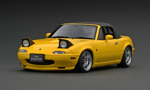 1/18 Ignition Model Mazda Eunos Roadster (NA) Yellow
