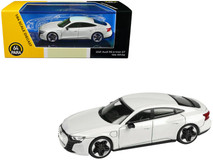 Audi E-tron GT RS Ibis White Metallic 1/64 Diecast Model Car by Paragon Models