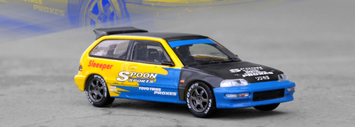 1/64 INNO MODEL Honda Civic (EF9) Spoon Livery Tuned