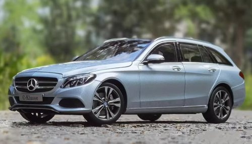 1/18 Norev Mercedes-Benz C-Class Wagon (Silver) Diecast Car Model