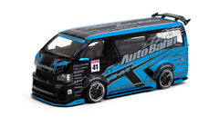 1/43 Tarmac Works Toyota Hiace Widebody Black / Blue