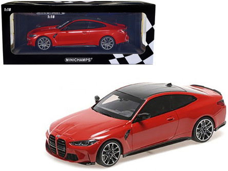 1/18 Minichamps BMW M4 G82 (Toronto Red Metallic) Car Model