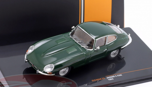 1/43 Ixo 1963 Jaguar E-Type (Dark Green) Car Model - LIVECARMODEL.com
