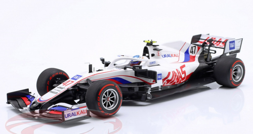 1/18 Minichamps 2021 Formula 1 Mick Schumacher Haas VF-21 #47