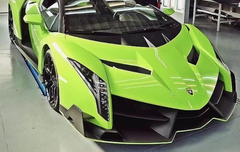 1/18 HH Model Lamborghini Supercar Veneno Series Gun Pearl Chartreuse