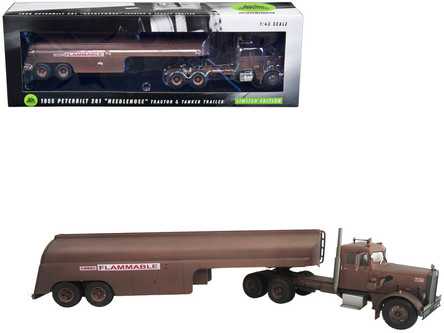 Peterbilt 281 Movie Duel Spielberg 1/43 Truck New Miniature Semi Trailer