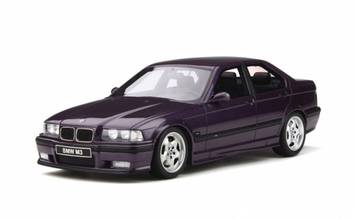 1/18 OTTO BMW E36 M3 Sedan (Purple) Resin Car Model - LIVECARMODEL.com