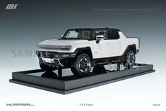 1/18 Motorhelix Hummer EV SUT (Pearl White) Resin Car Model Limited 299 Pieces