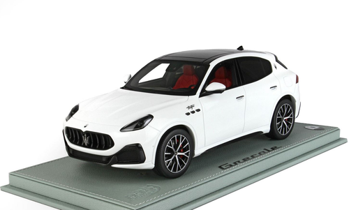 1/18 BBR Maserati Grecale (White Trophy) Resin Car Model