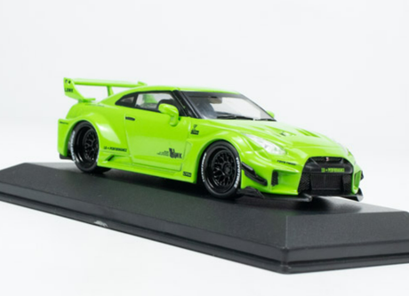 MINI GT 67 Nissan GTR R35 Type 1 Light Green MINIGT LBWK