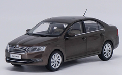 1/18 Dealer Edition 2018 SKODA RAPID SEDAN (Brown) Diecast Car Model