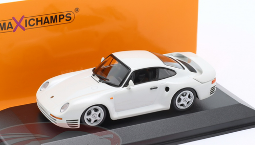 1/43 Minichamps 1987 Porsche 959 (White) Car Model - LIVECARMODEL.com