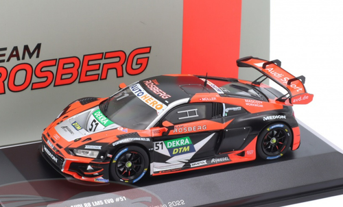 1/43 Ixo 2022 Audi R8 LMS GT3 #51 Winner Race 2 Portimao DTM Team