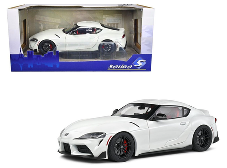 GRスープラ SOLIDOトヨタ ホワイトトミカ付 ミニカー 1/18 GRスープラ SOLIDOトヨタ 1/18 【公式通販】 ホワイトトミカ付 ミニカー ミニカー