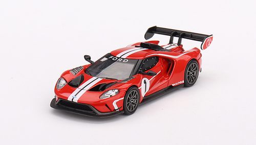 1/64 Mini GT Ford GT MK II #013 (Rosso Alpha Red) Diecast Car