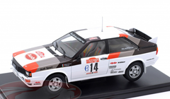 1/24 Altaya 1981 Audi Quattro #14 Winner Rallye SanRemo Audi Sport Michèle Mouton, Fabrizia Pons Car Model