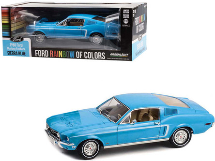 パンダ リアル セール 1968 Ford Mustang GT Fastback Highland Green Metallic 