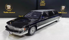 1/18 Dealer Edition 1992-1994 Cadillac Fleetwood Limousine (Black) Golden Badge Edition Diecast Car Model