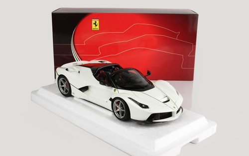 1/18 BBR 2016 Ferrari LaFerrari Aperta (Bianco Italia Metallic