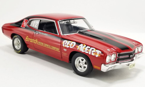 1/18 ACME 1970 Chevrolet Chevelle LS6 Red Alert Diecast Car Model