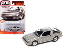 1987 Mitsubishi Starion Palermo Gray Metallic "Modern Muscle" Limited Edition 1/64 Diecast Model Car by Auto World