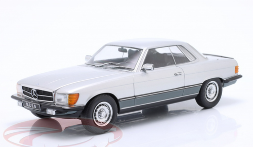 1/18 KK-Scale 1980 Mercedes-Benz 450 SLC 5.0 (C107) (Silver) Car