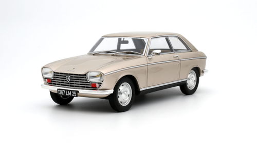 1/18 OTTO 1965 Peugeot 204 Coupe (Beige) Car Model - LIVECARMODEL.com