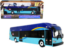 New Flyer Industries Xcelsior XN40 Transit Bus MTA New York Select "Bx6 +Select Bus" Limited Edition to 504 pieces Worldwide 1/64 Diecast Model by Iconic Replicas