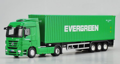 1/50 Dealer Edition Mercedes-Benz Mercedes Evergreen Semi Truck Diecast Car Model