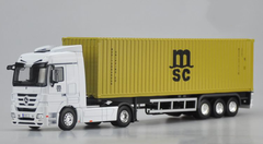 1/50 Dealer Edition Mercedes-Benz Mercedes MSC Semi Truck Diecast Car Model