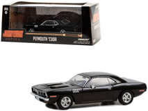 1971 Plymouth Barracuda Black "John Wick: Chapter 4" (2023) Movie "Hollywood" Series 1/43 Diecast Model Car by Greenlight