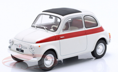 1/24 WhiteBox 1960 Fiat 500 (White) Diecast Car Model